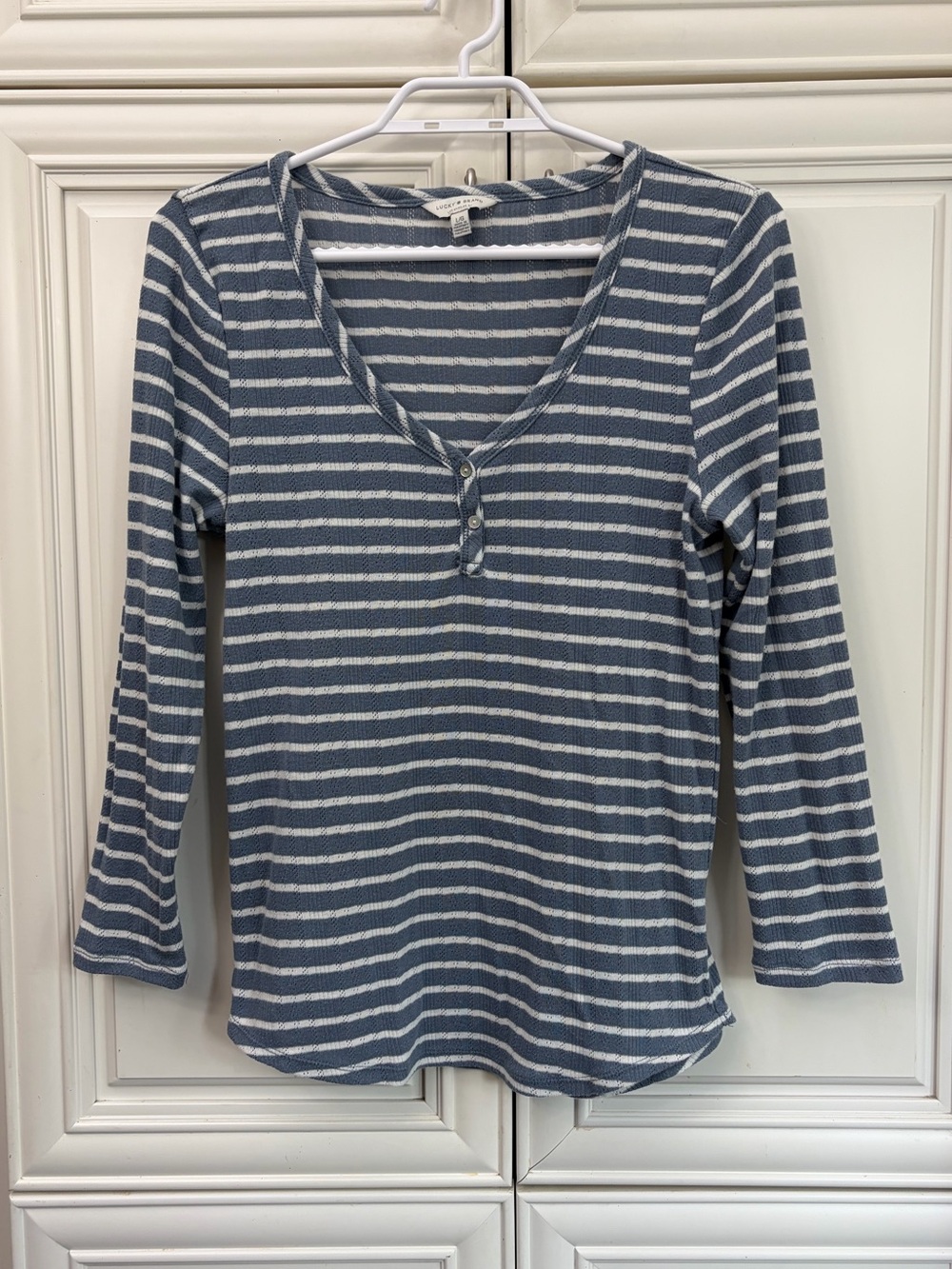 Lucky brand women’s striped shirt